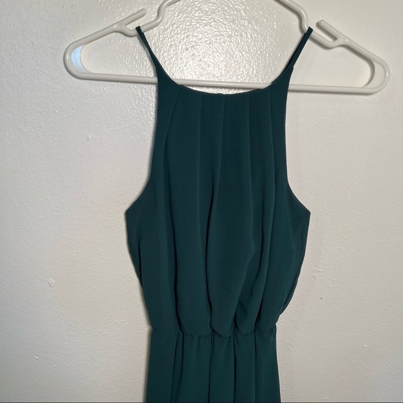 Miami Sleeveless Fit & Flare Dress Green - Picture 3 of 10